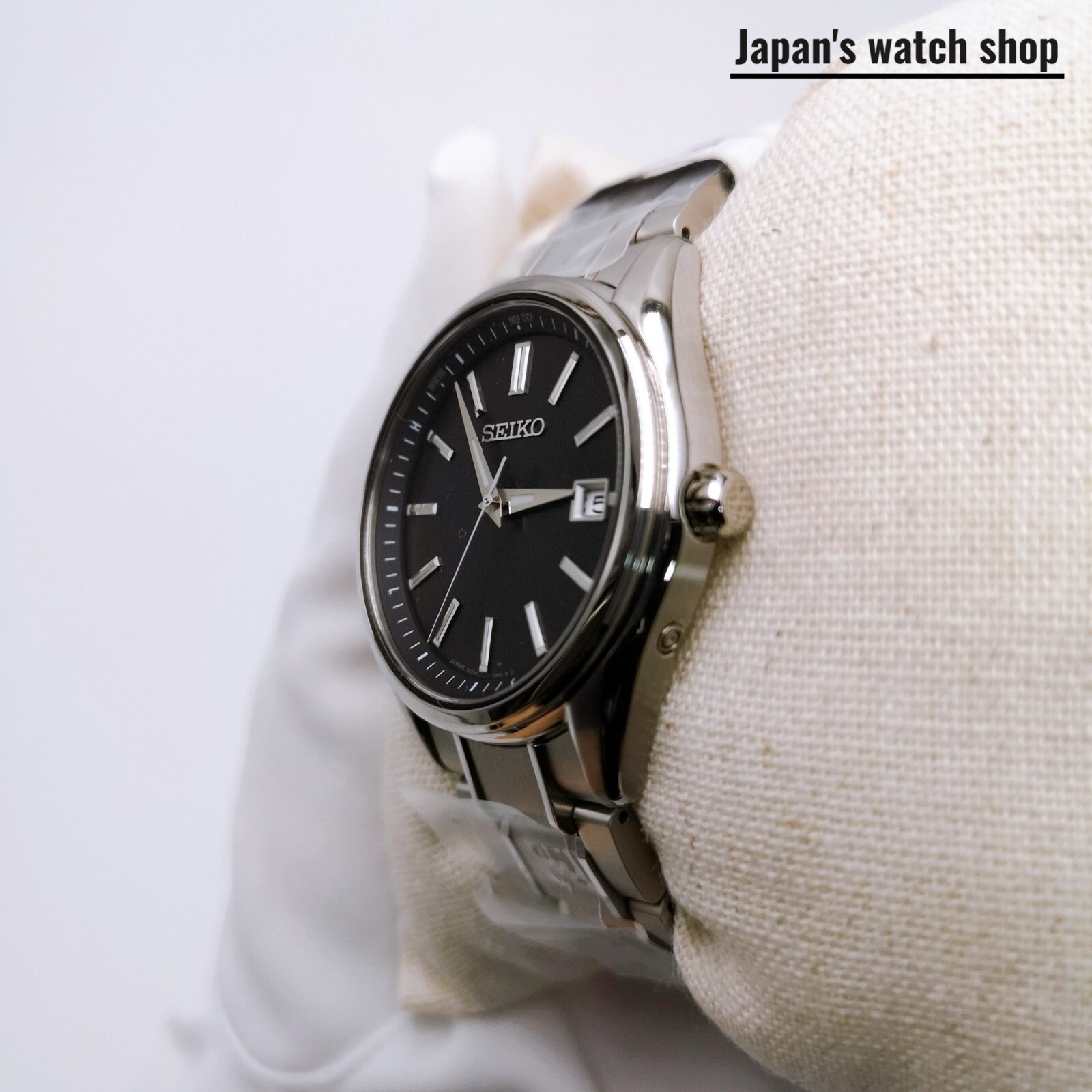 SEIKO Selection S SBTM341 Black Titanium Analog Men’s Watch New in Box