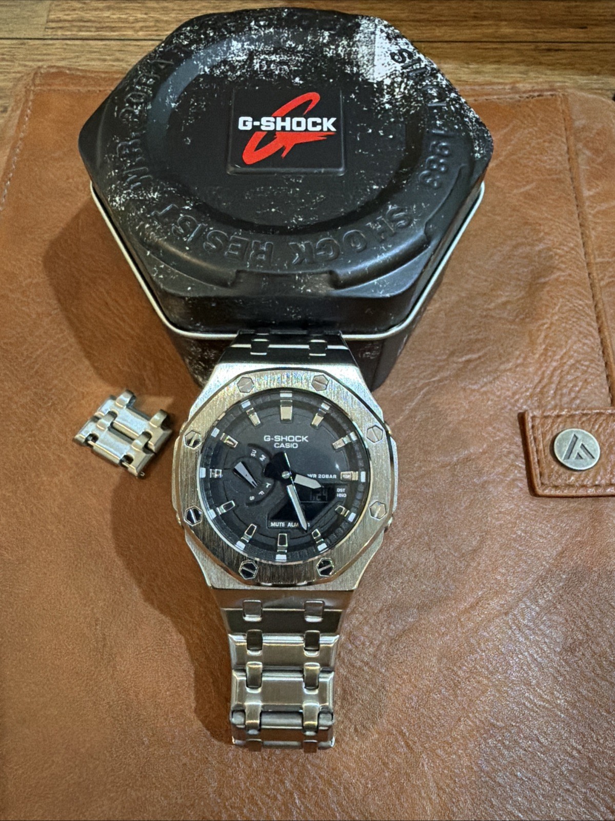 Casio GA2100 Stainless Steel Case And Bracelet