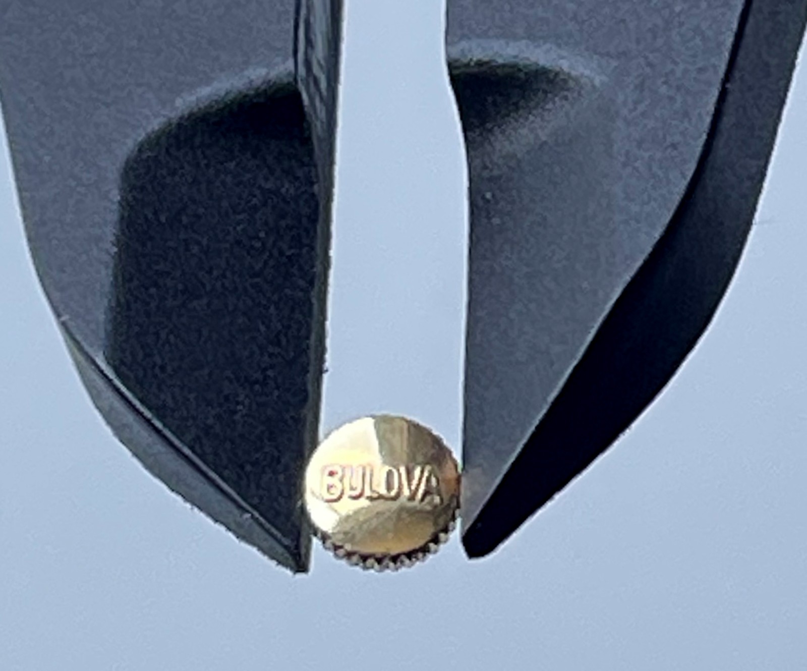 NOS Vintage Bulova Watch Crown Gold Tone 4.3mm Replacement Repair Parts