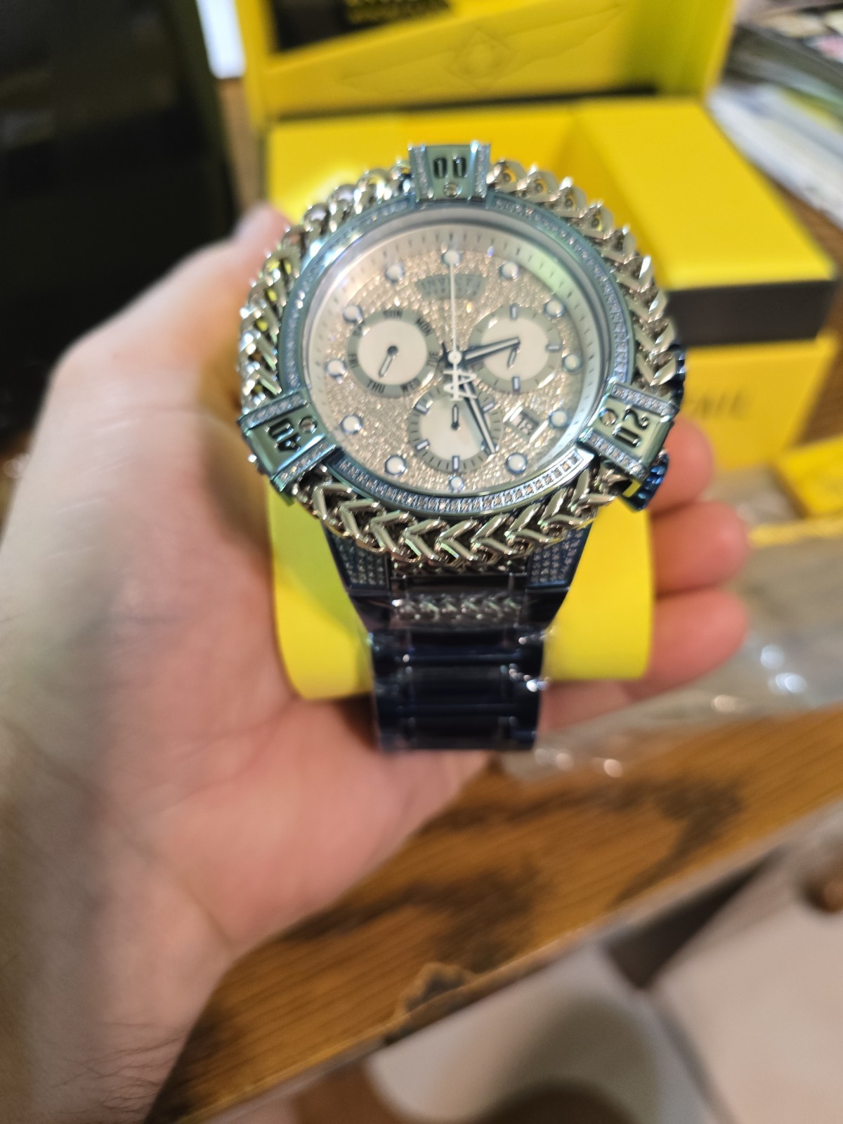 New Invicta Reserve Bolt Hercules 34282 Lim Ed Ice Blue Ronda Z60 539 Gen Diamon