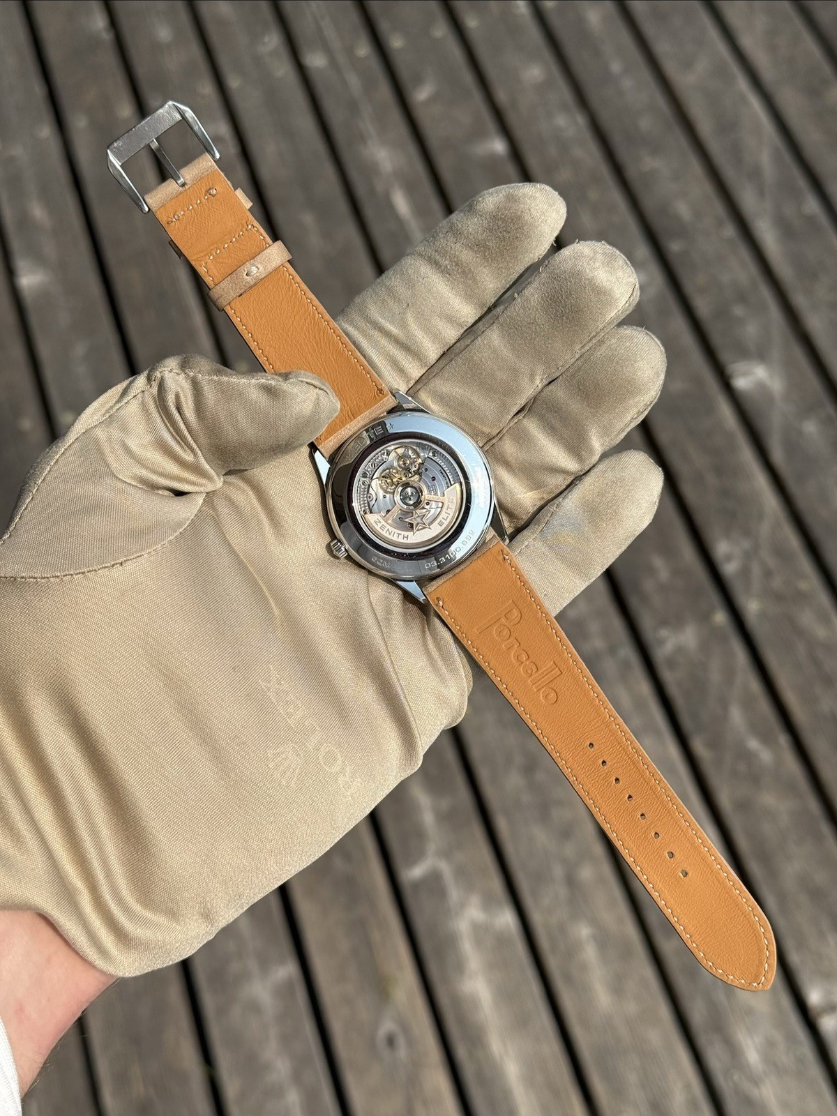 Zenith Elite Moonphase Automatic 40.5mm Stainless Steel Grey Dial 03.3100.692
