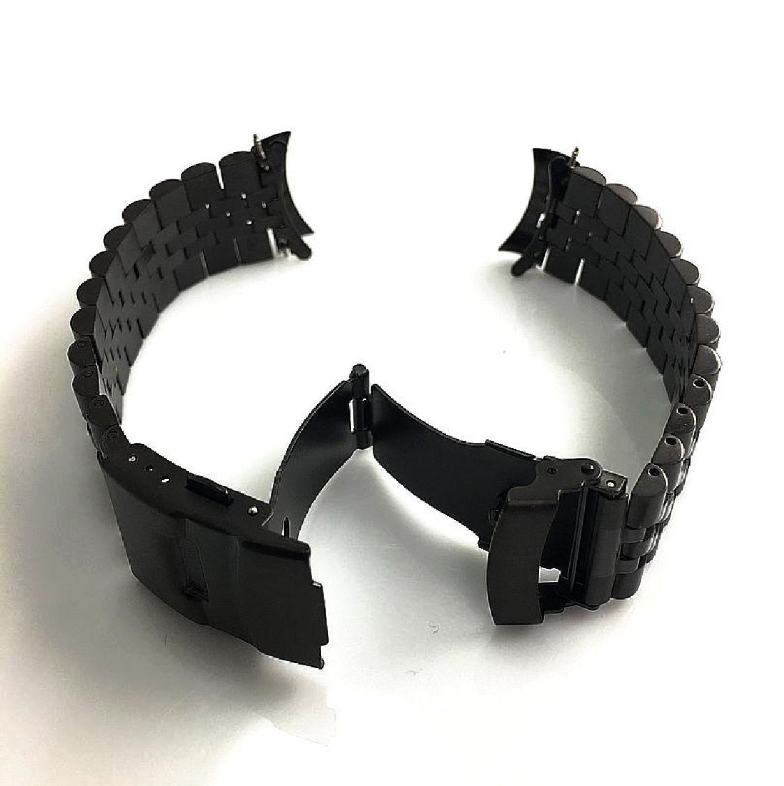 Steel & Leather Black Replacement Watch Band For Seiko SRPD79 4R36-07G0 SRPD79K1