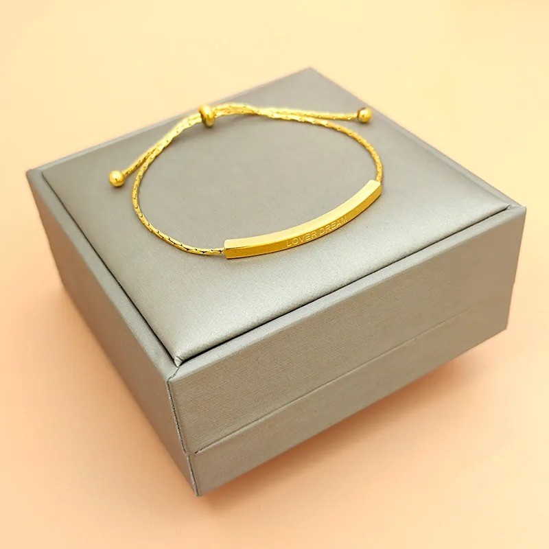 Titanium Steel Slider Chain Bracelet For Women In New Style and design