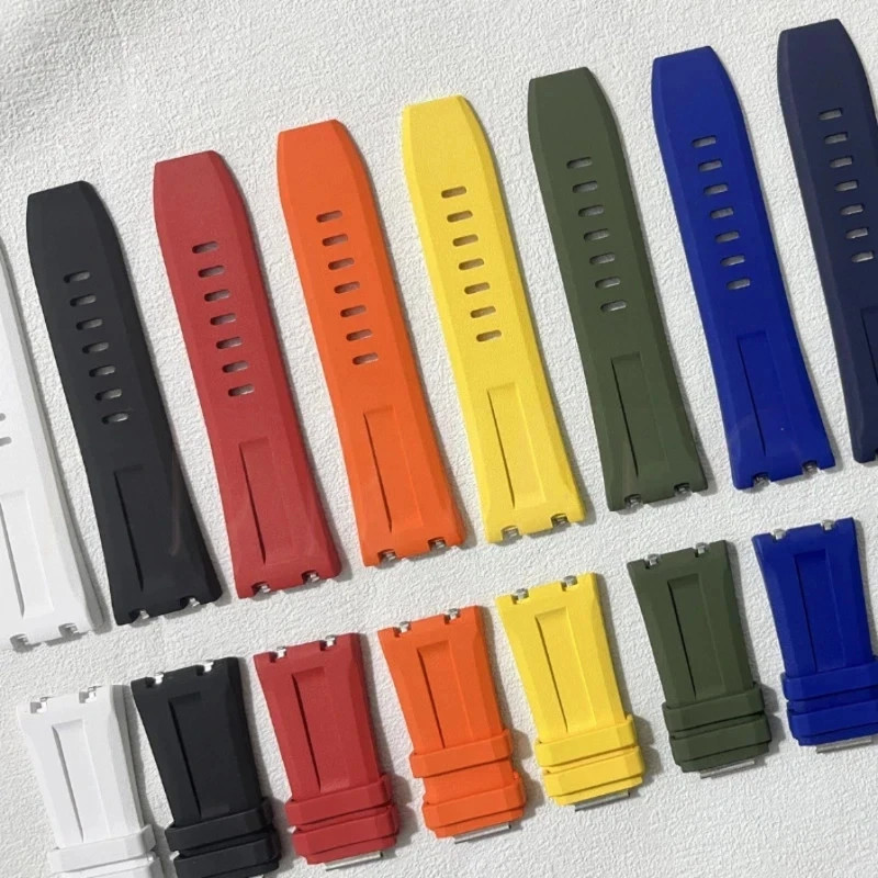 Quick Release FKM Rubber Strap Fits Audemars Piguet Royal Oak Offshore 15720ST