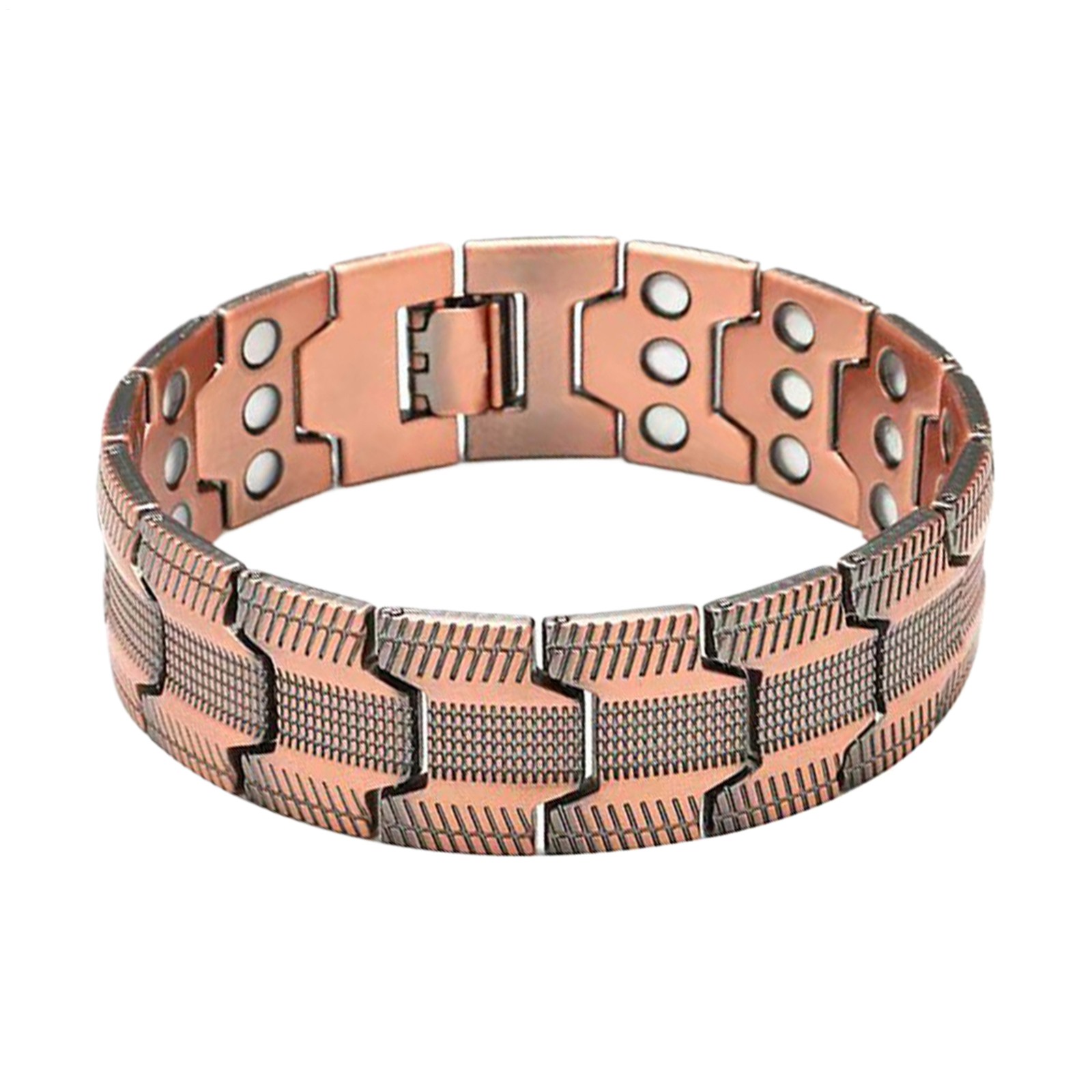 Men’s Bracelet Magnetic Therapy Arthritis Pain Relief Pure Solid Copper Bangle