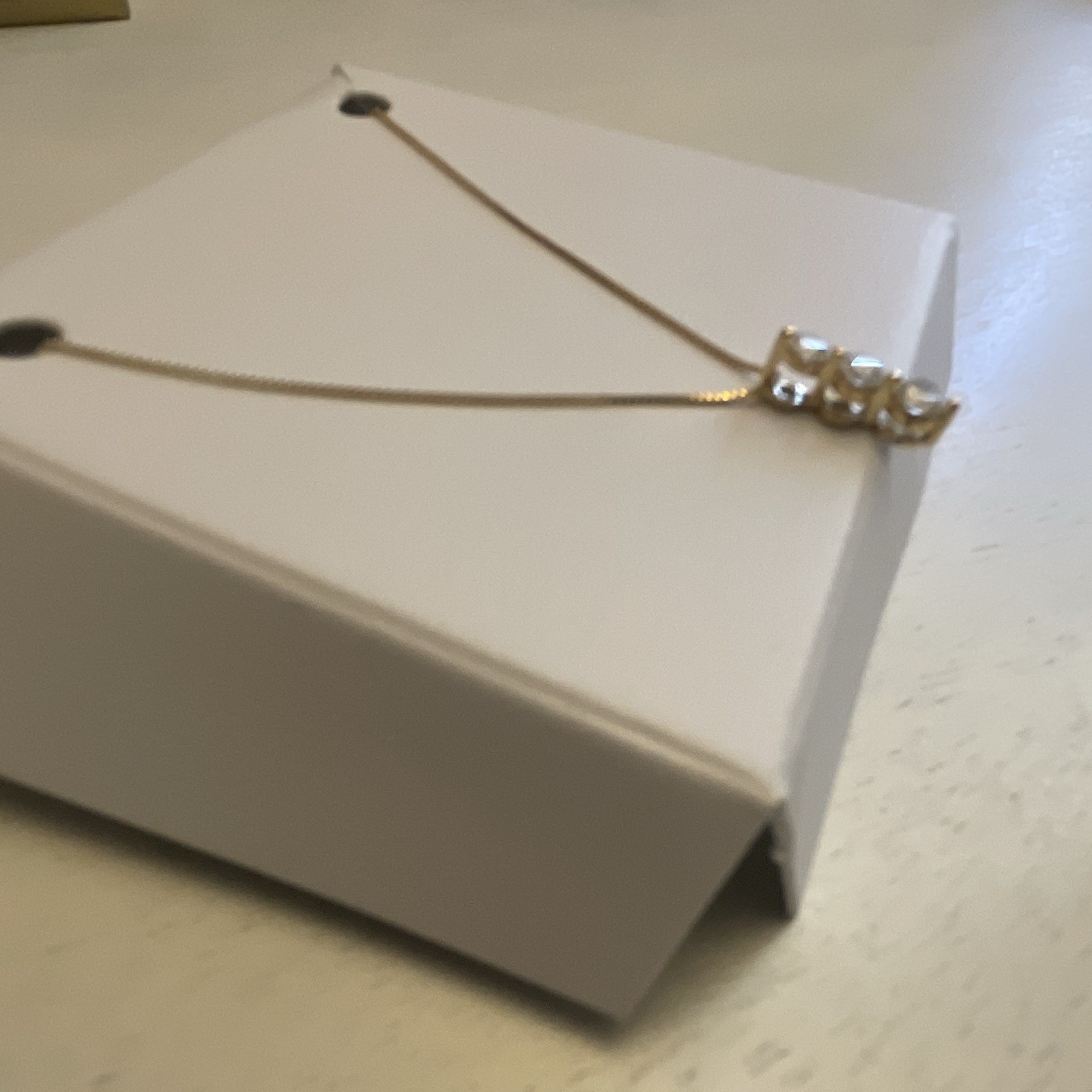 10k Yellow Gold 1/3 cttw Lab Grown Diamonds Pendant Necklace New