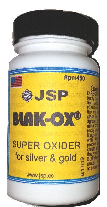 JSP® BLAK-OX® silver/gold oxidizer (safe to ship) 3 oz (pm450) Patina jewelry