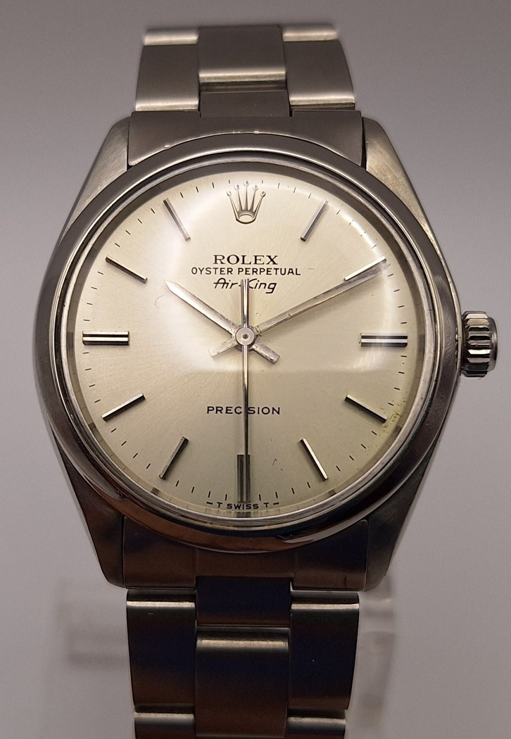 Rolex Oyster Perpetual Date 1501 Mens Watch, All Original, Silver Dial, 1967
