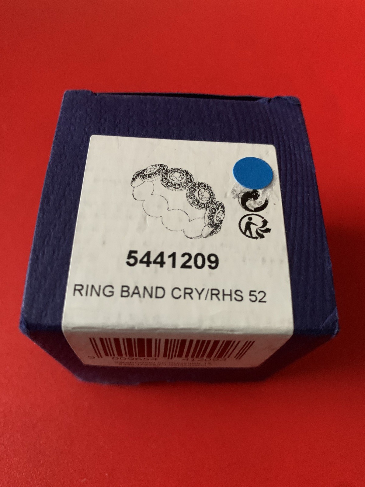 Genuine Swarovski Una Angelic Ring, Rhodium Plated, Size 52 New + bag💕❤️
