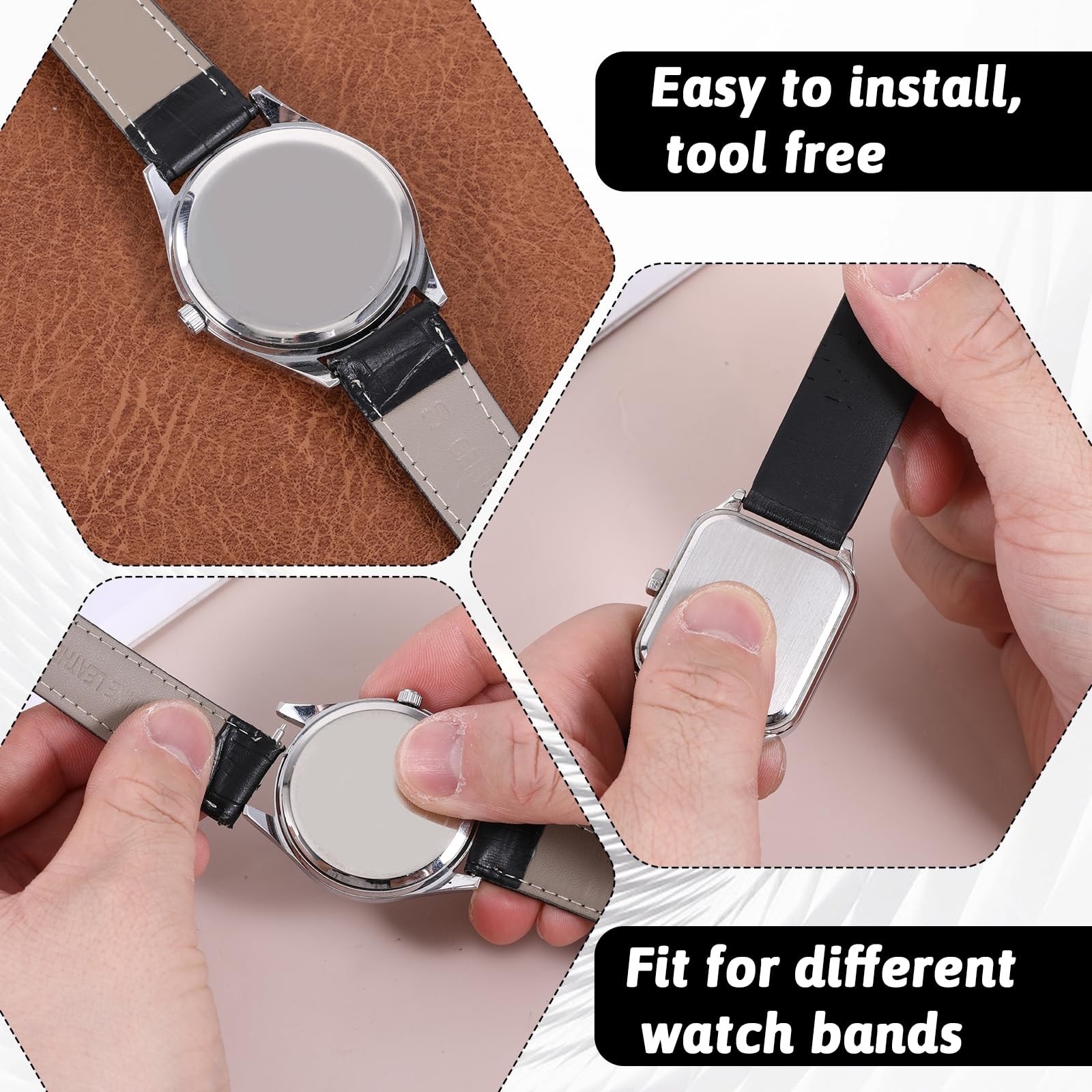 4 Pcs Quick Release Spring Bar, 22mm Stainless Steel Watch Band Pins Replacem…