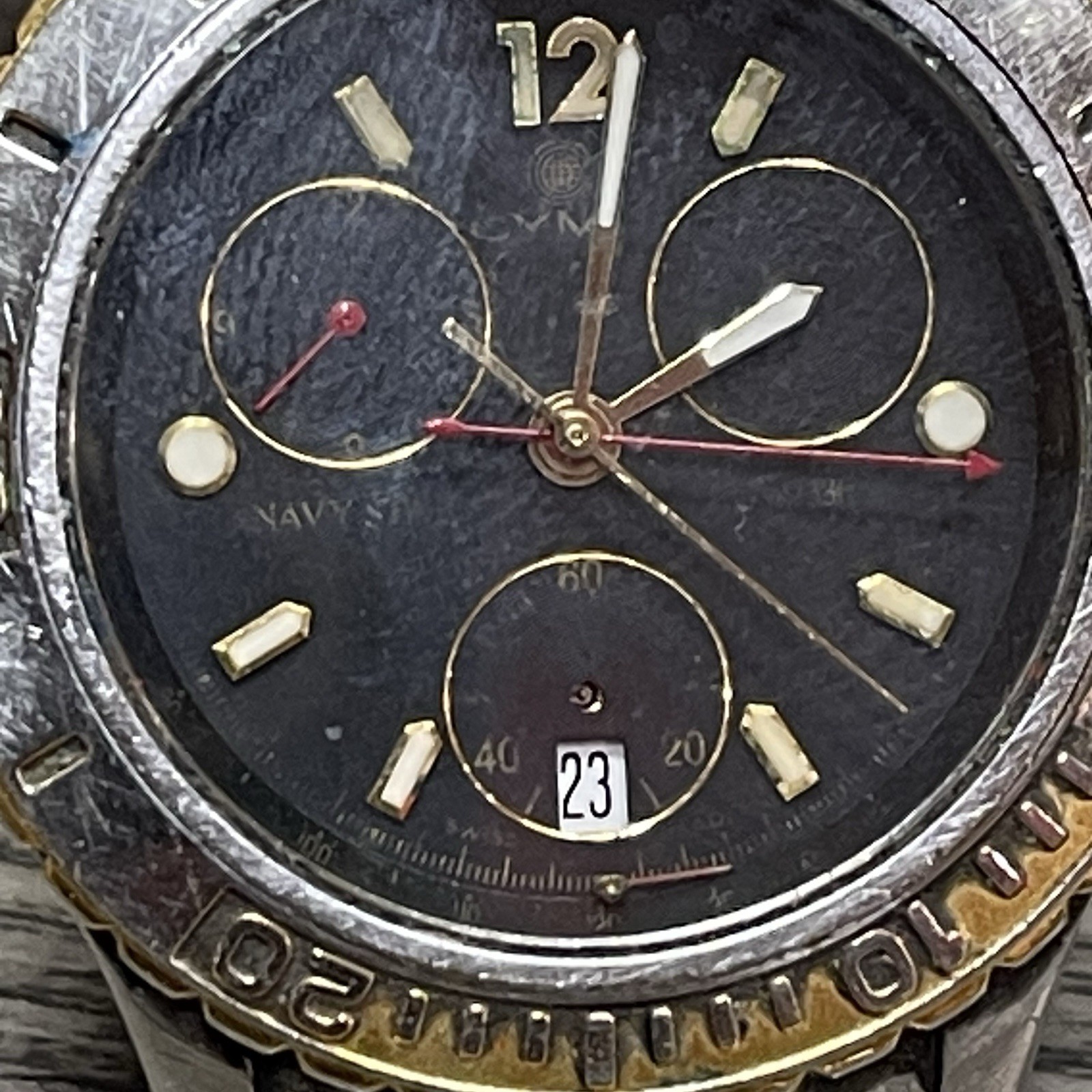 RARE CYMA Navy Star Professional Divers Watch “Swiss Made” Parts or Repair