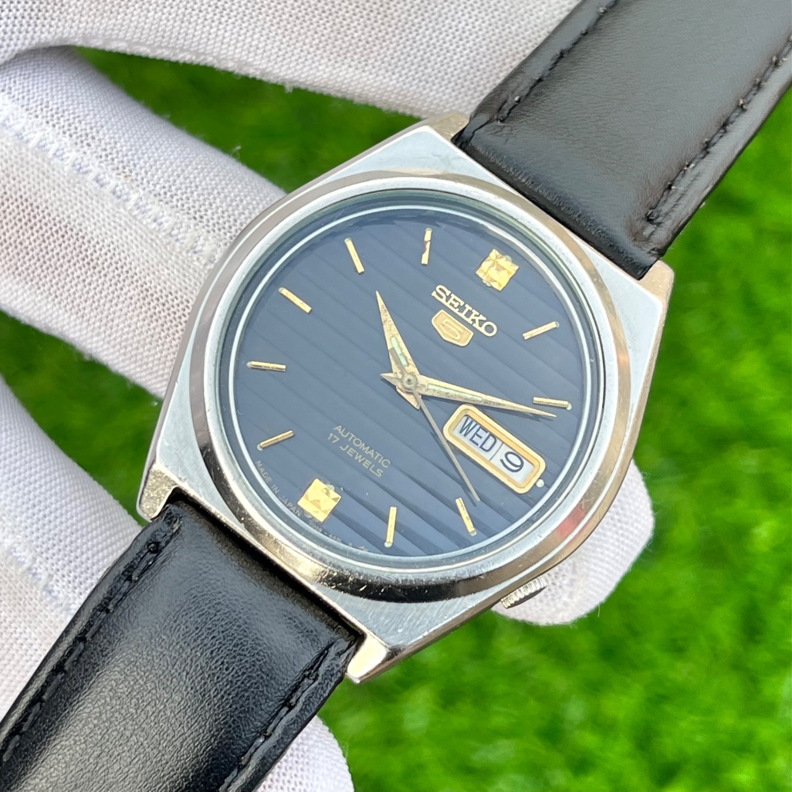 Vintage Seiko 5 Dress Formal Automatic Japan Made Men’s Watch 7009-876J