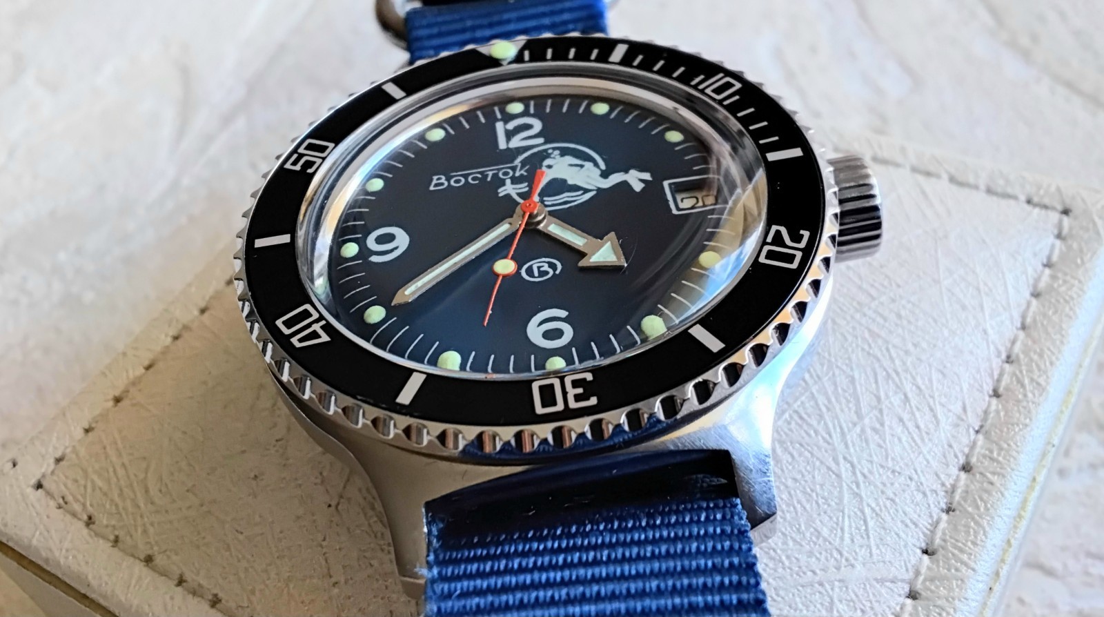 Russian Vostok amphibian divers automatic watch, cal. 2416 B