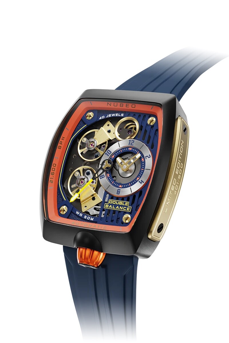 Nubeo Viking Automatic Skeleton Navy Limited Edition