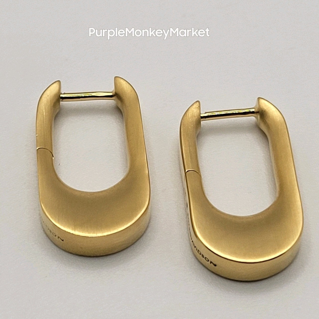 Dean Davidson Crosby Huggie Hoop Earrings Signature 18k Brushed Gold MSRP $130