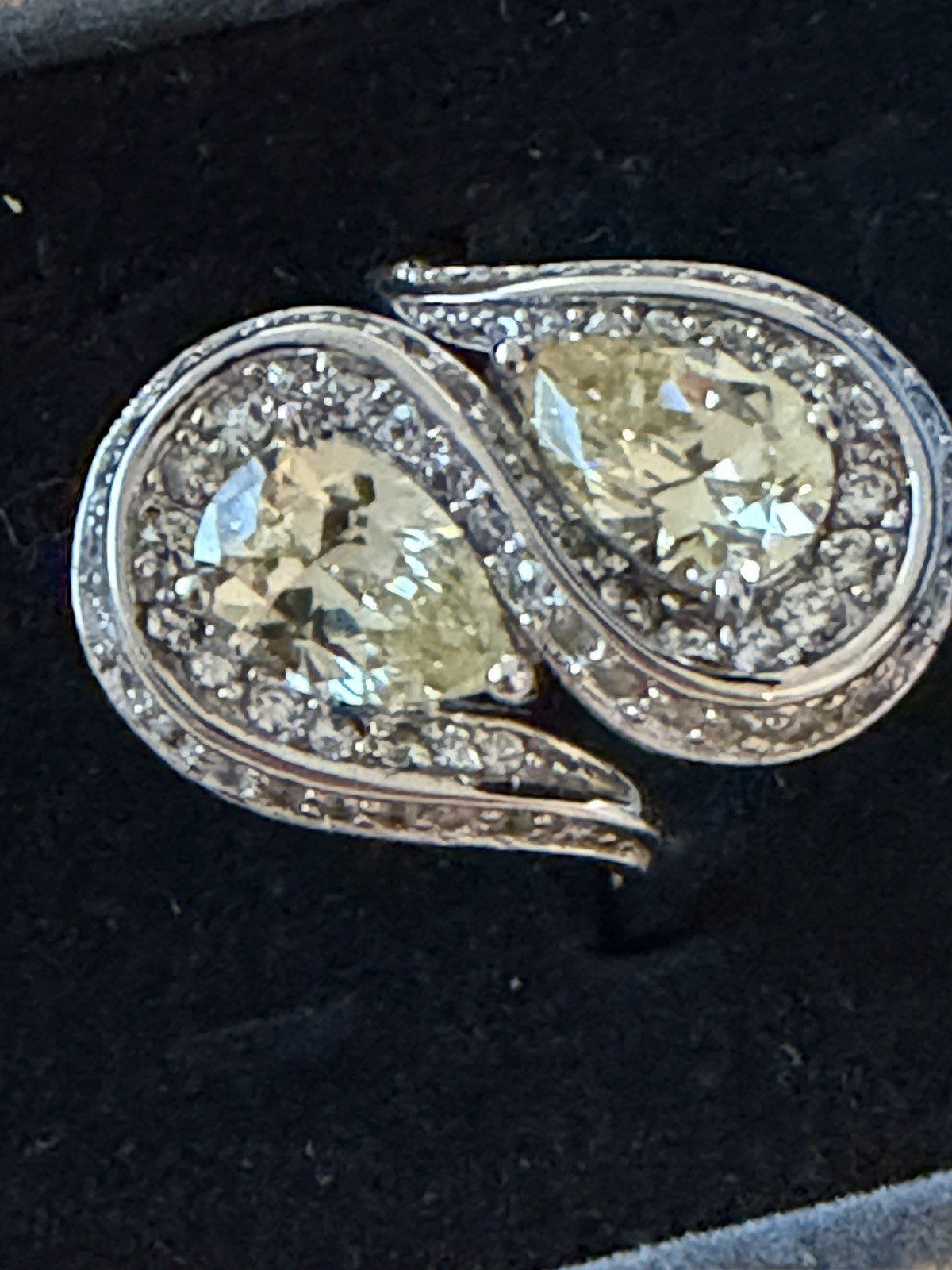Joseph Esposito Vintage Citrine Gemstone Ring, Stamped Sterling ESPO Sz 6