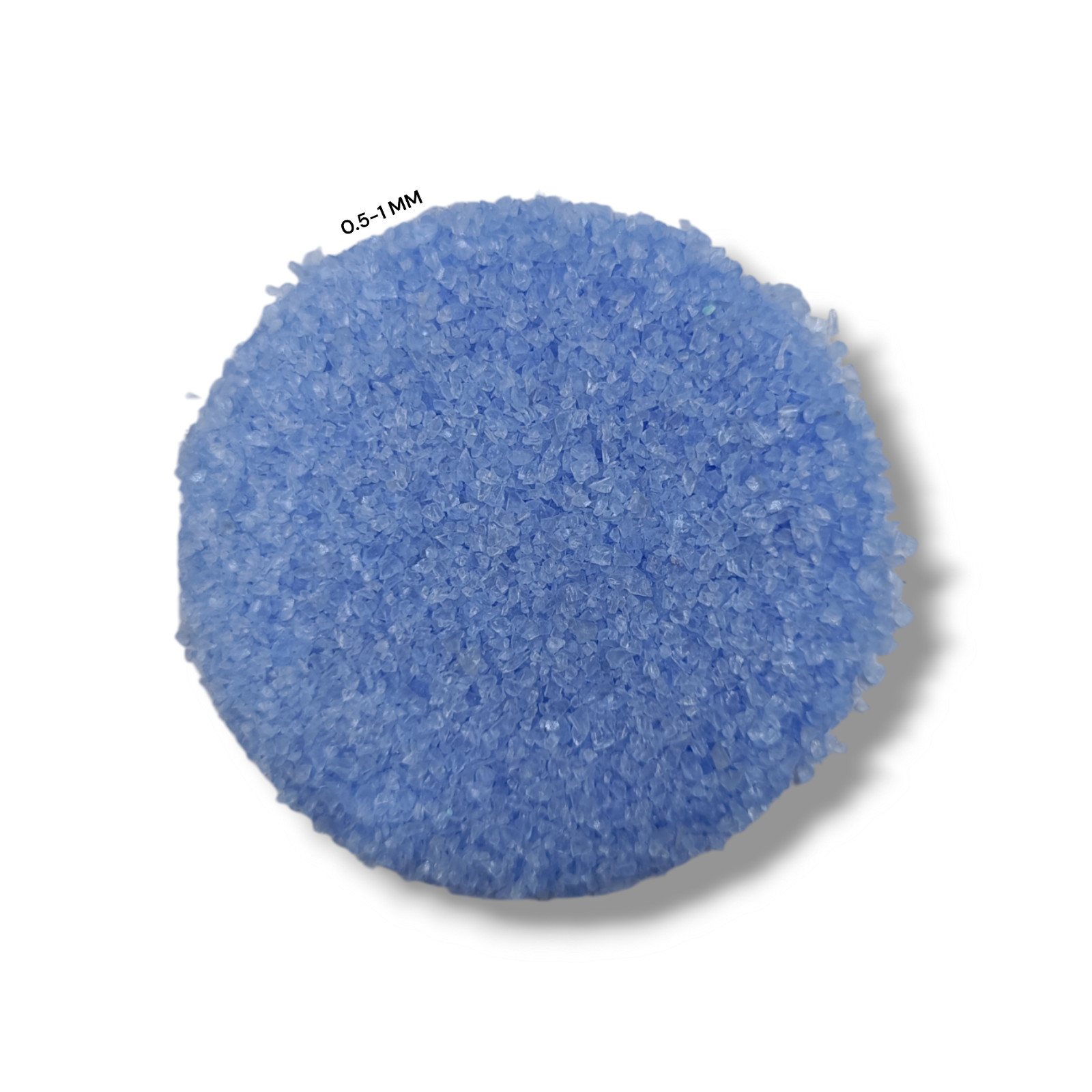 Crushed Opaque Blue Hydro Quartz Crushed Gemstone Coarse All Size For Inlays