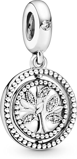 New Pandora Curb Chain Adjustable Necklace 398283-60 w/FAMILY CHARM FREE SHIP