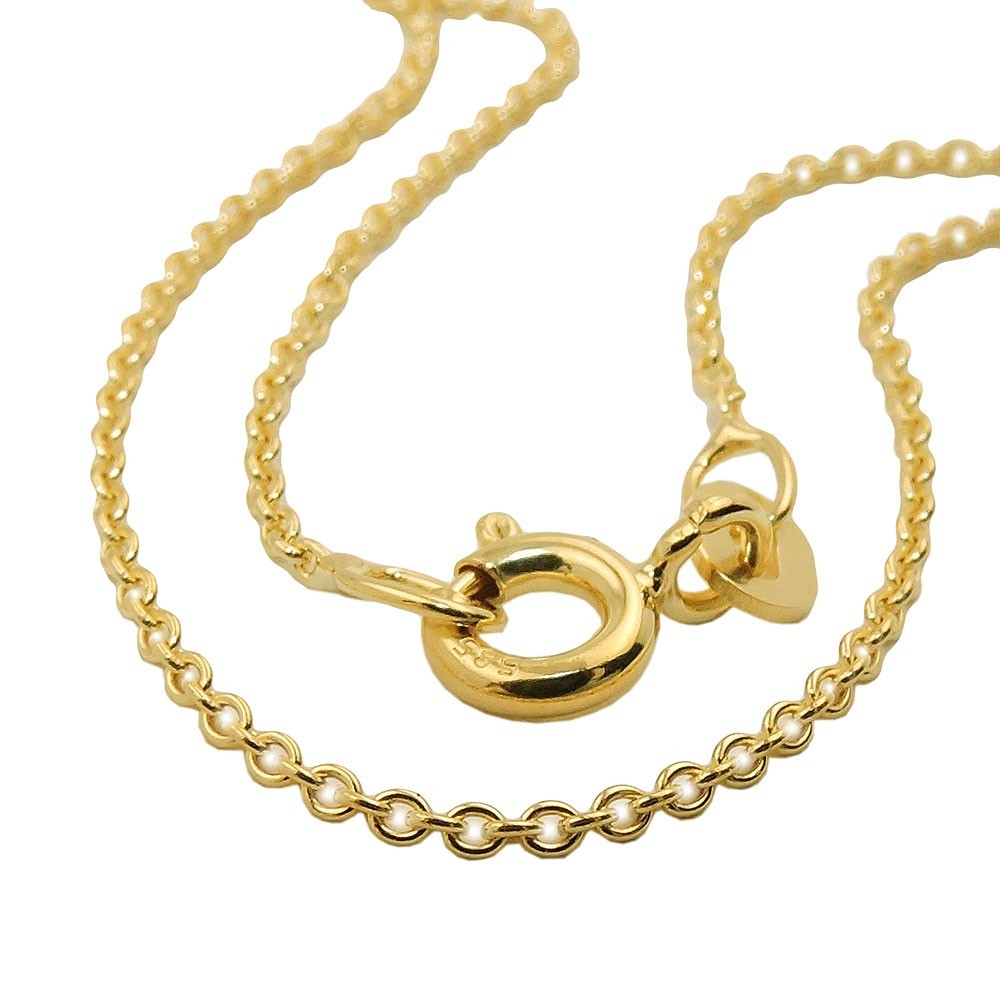 925 REAL SILVER, GOLD plated *** Zodiac Pendant Gold Plated 15mm, Chain