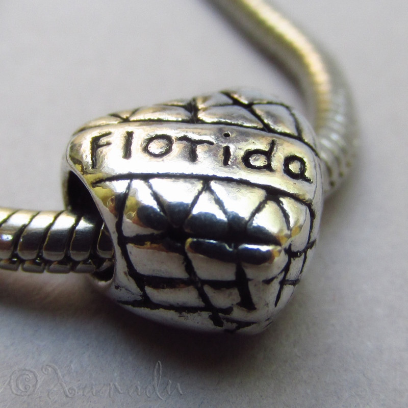 Florida Gators European Bead – University Of Florida Bead For Charm Bracelets