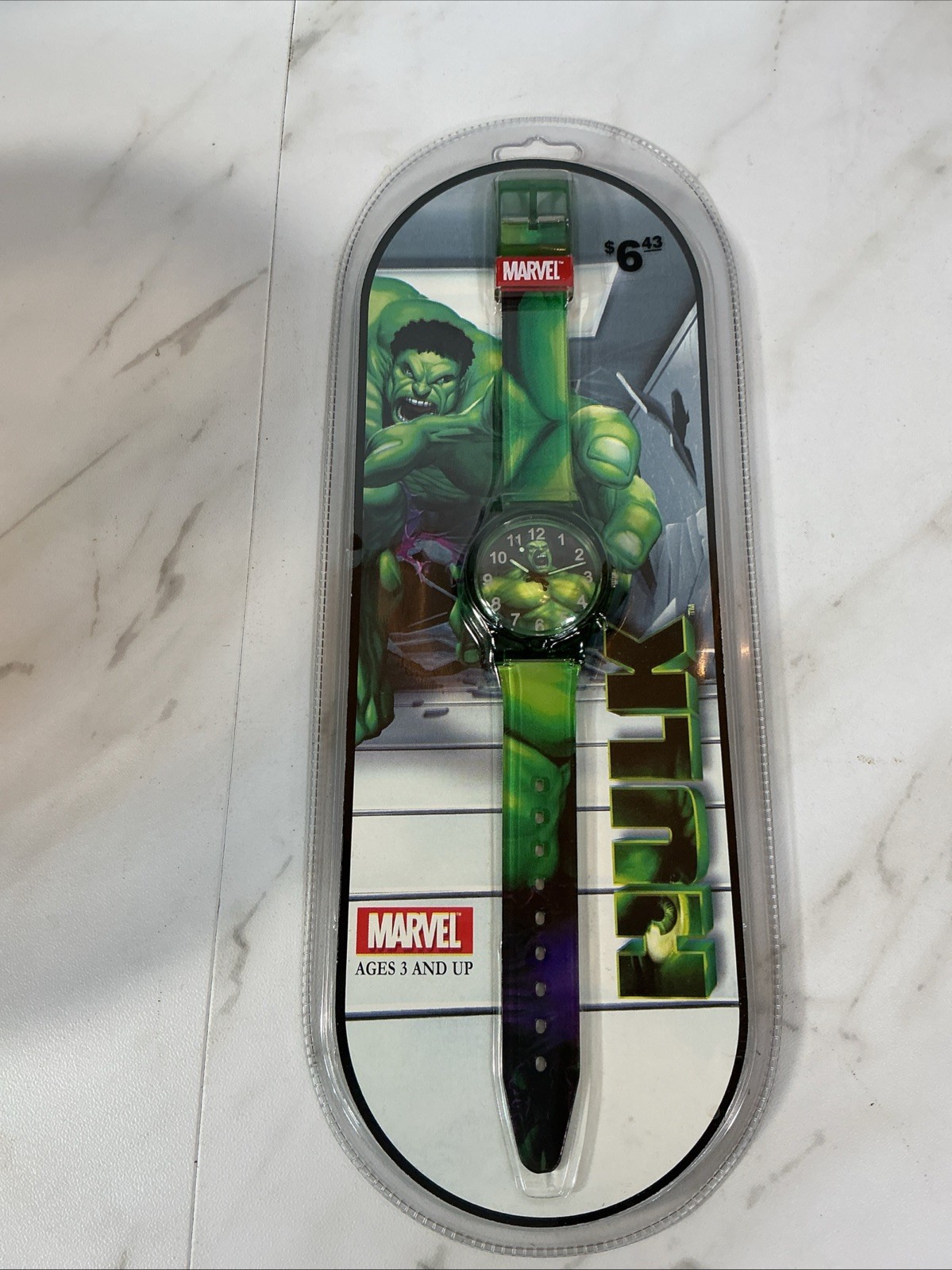 Marvel HULK 2003 Movie Wristwatch ~ NEW~ SEALED~ Splash Proof