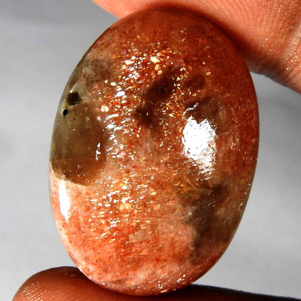 35.00 CT 29x21x7 mm Natural Chatoyant Iolite Sunstone Oval Cab+ Gemstone