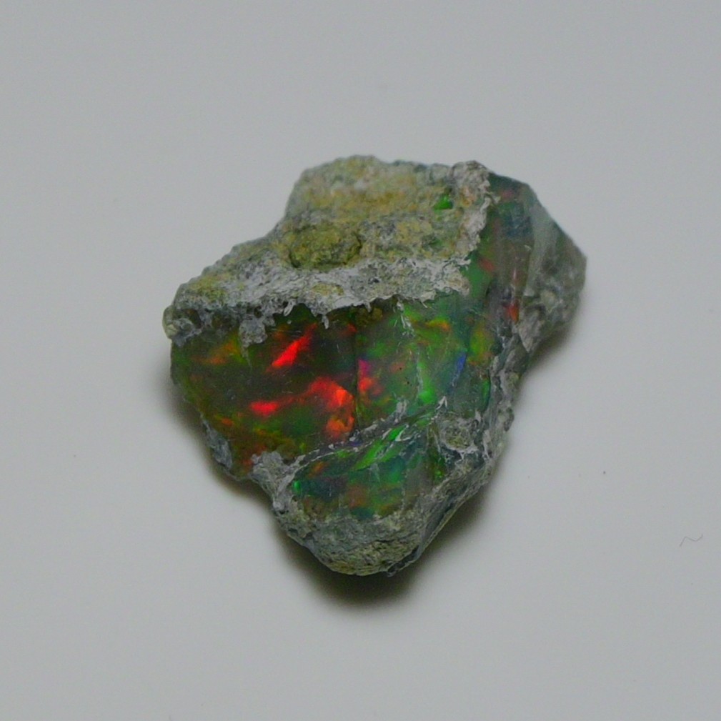 Jewelry Grade Black Opal Rough 11.70 Ct, Natural Ethiopian Opal Raw, Fire Opal