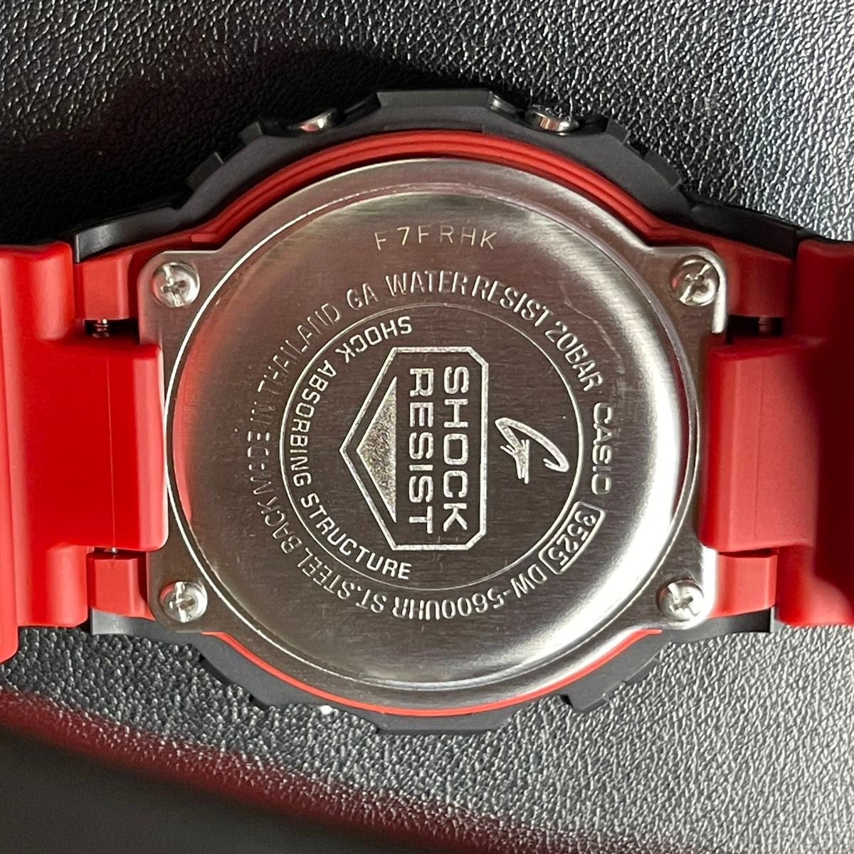 Item CASIO G SHOCK DW 5600UHR Black x Red Bi Color Square Model