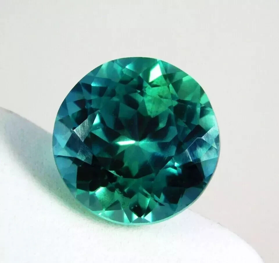 5 Ct+ Natural Montana Blue Green Sapphire Round Cut Loose Gemstone Certified