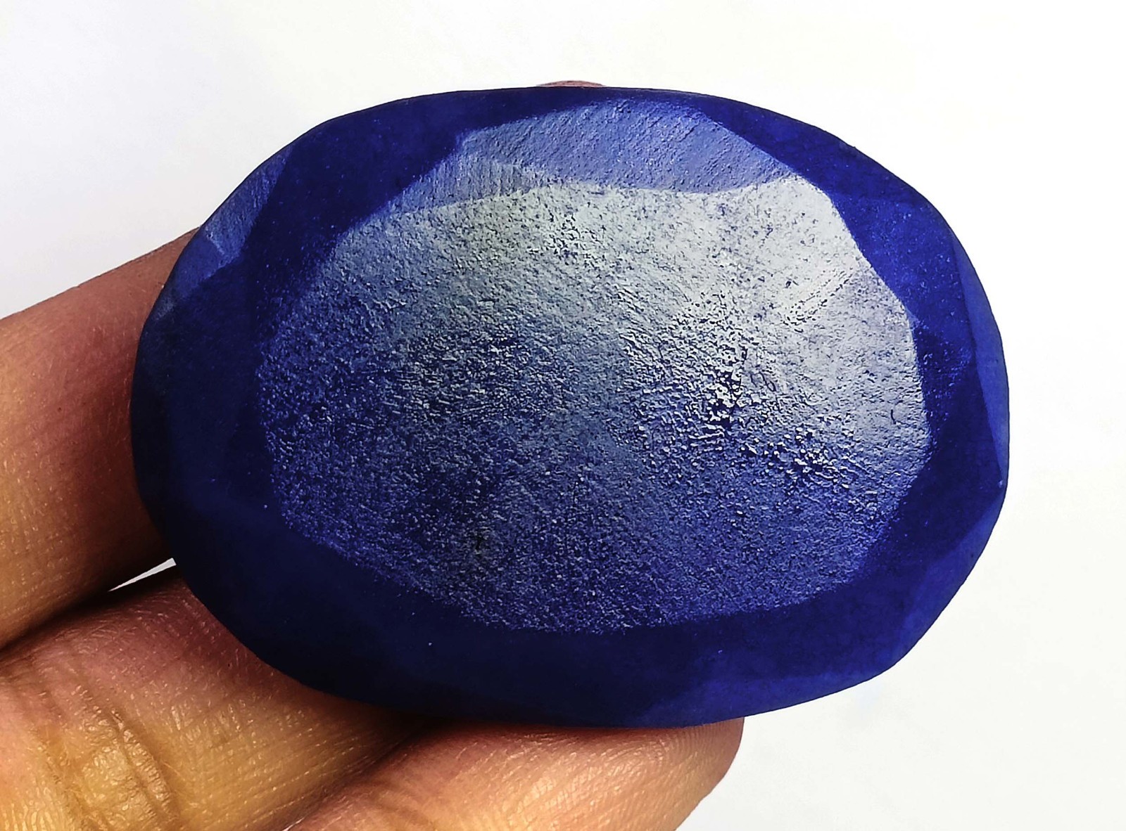 105.00 Carat Natural Blue Sapphire Oval Shape EGL Certified Loose Gemstone 6AGK