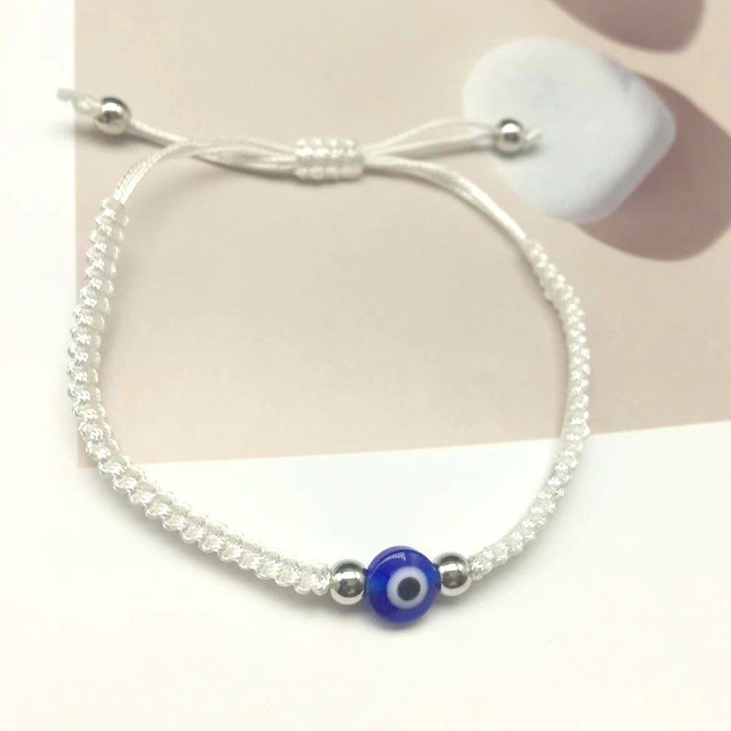 Adjustable Evil Eye Hand-Woven Bracelet European and American Personalized