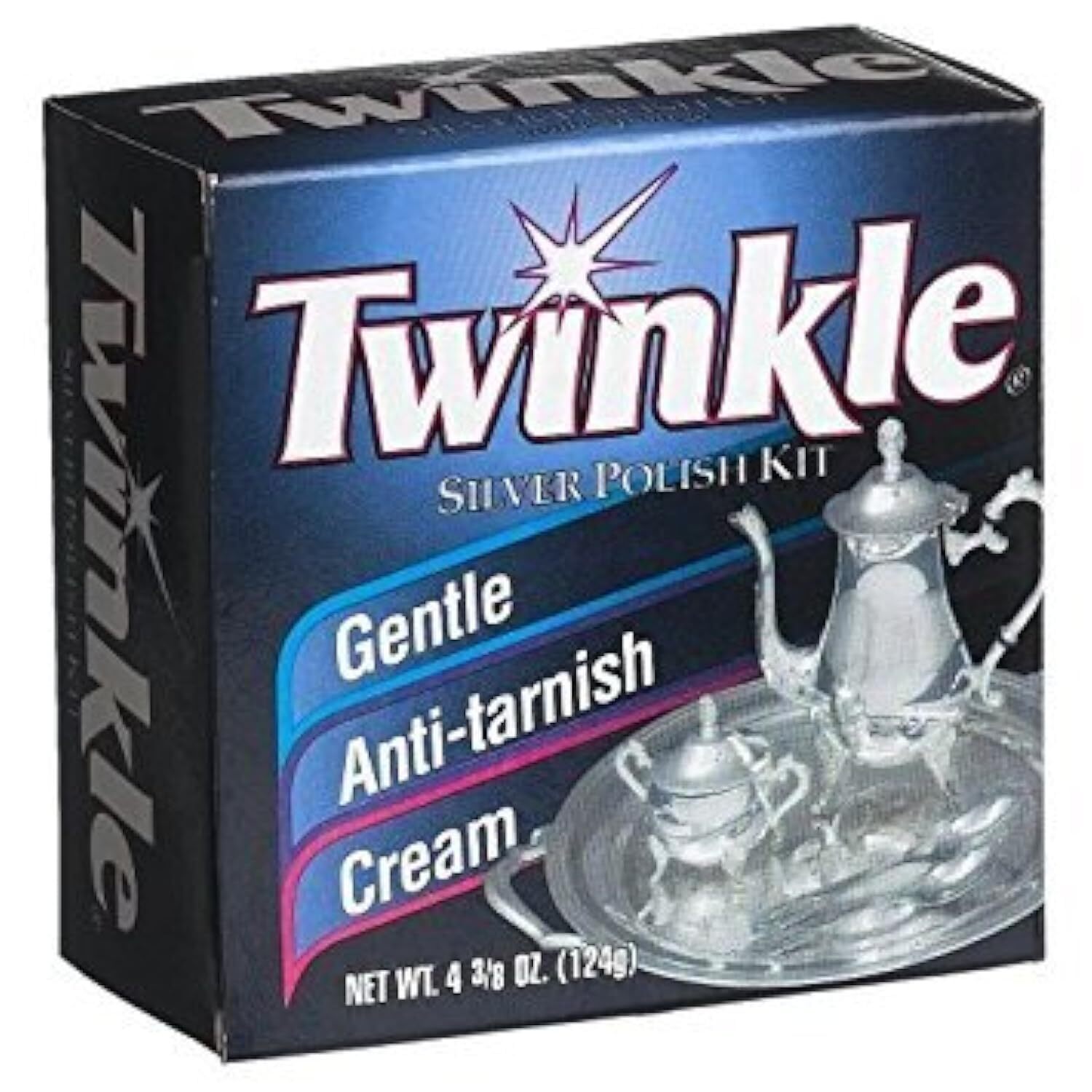 Twinkle Silver Polish 4.38 Ounce Pack of 2 Anti Tarnish Cleaner for Silver