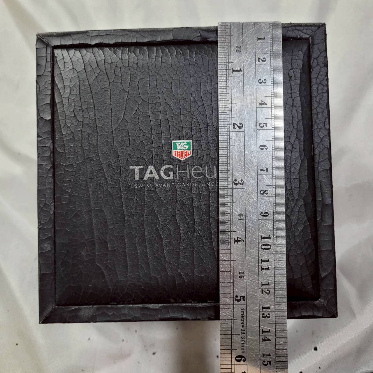 Genuine TAG Heuer Watch Box Black Box & Booklet & Card & Watch Strap Joint Used