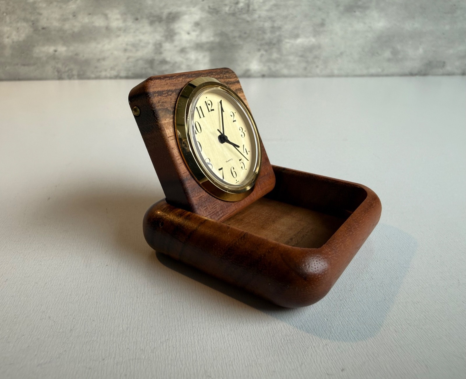 Vintage Pau Ferro Wooden Poptop Pocketwatch by Stephen Long & Kate Christoon