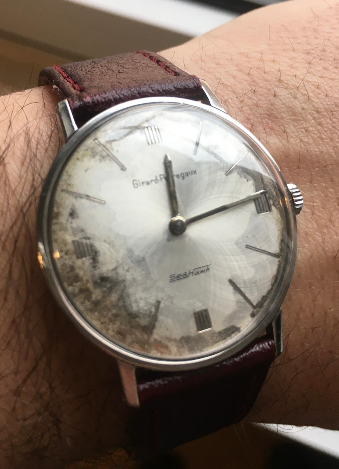 Vintage Girard-Perregaux SeaHawk Watch 1960s Cal. GP 25.29