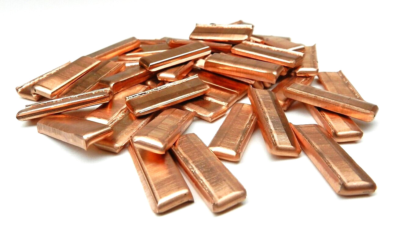 Copper Pure 99.9% Oxygen Free CU Alloy for Jewelry Casting Alloying Metals 1 Lb.