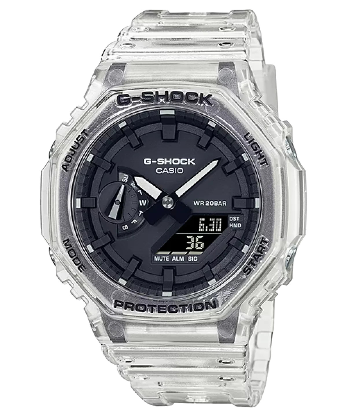 Casio G- Shock ANALOG-DIGITAL Watch GA-2100 SERIES GA-2100SKE-7