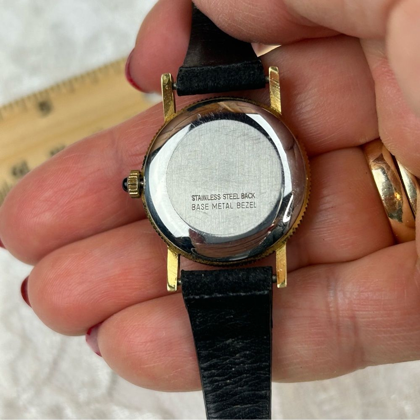 RARE Women’s Vintage 1776 1976 BICENTENIAL WITTNAUER COIN BASE 8KT GOLD WATCH