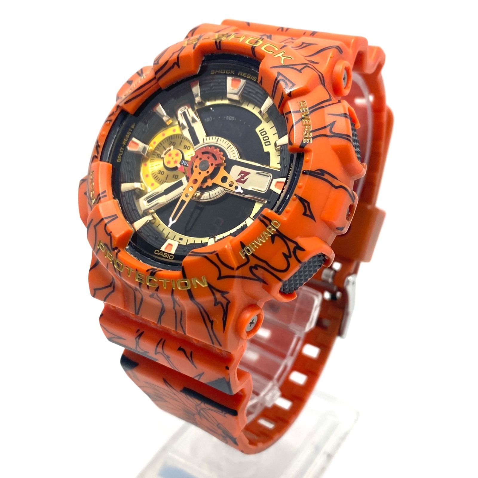 Rare Men’s Watch Casio G SHOCK GA 110JDB 1A4JR Dragon Ball Z Collaboration Model