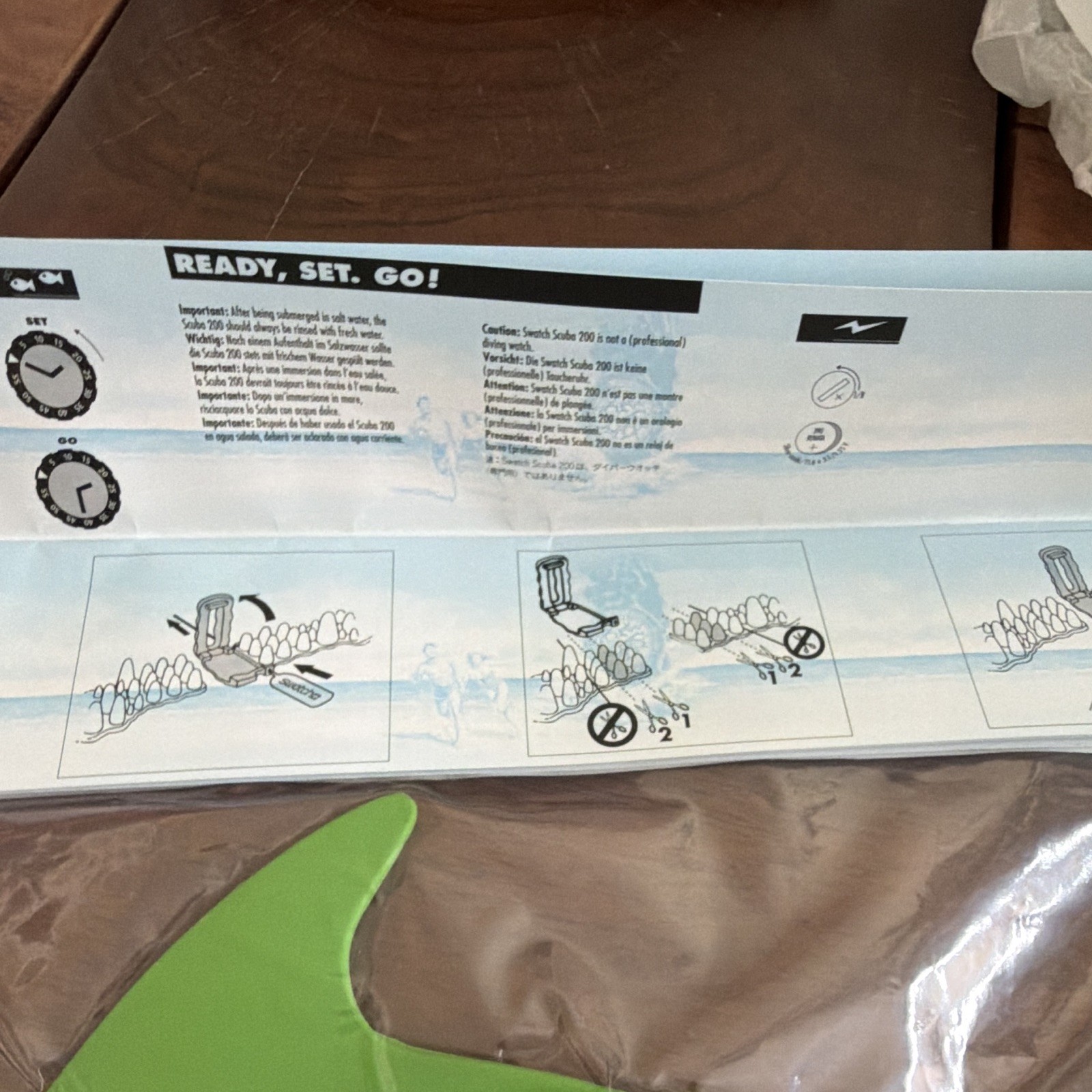 1995 Swatch Watch Scuba C-monsta SDZ101 by Jim Smith-Unworn.New