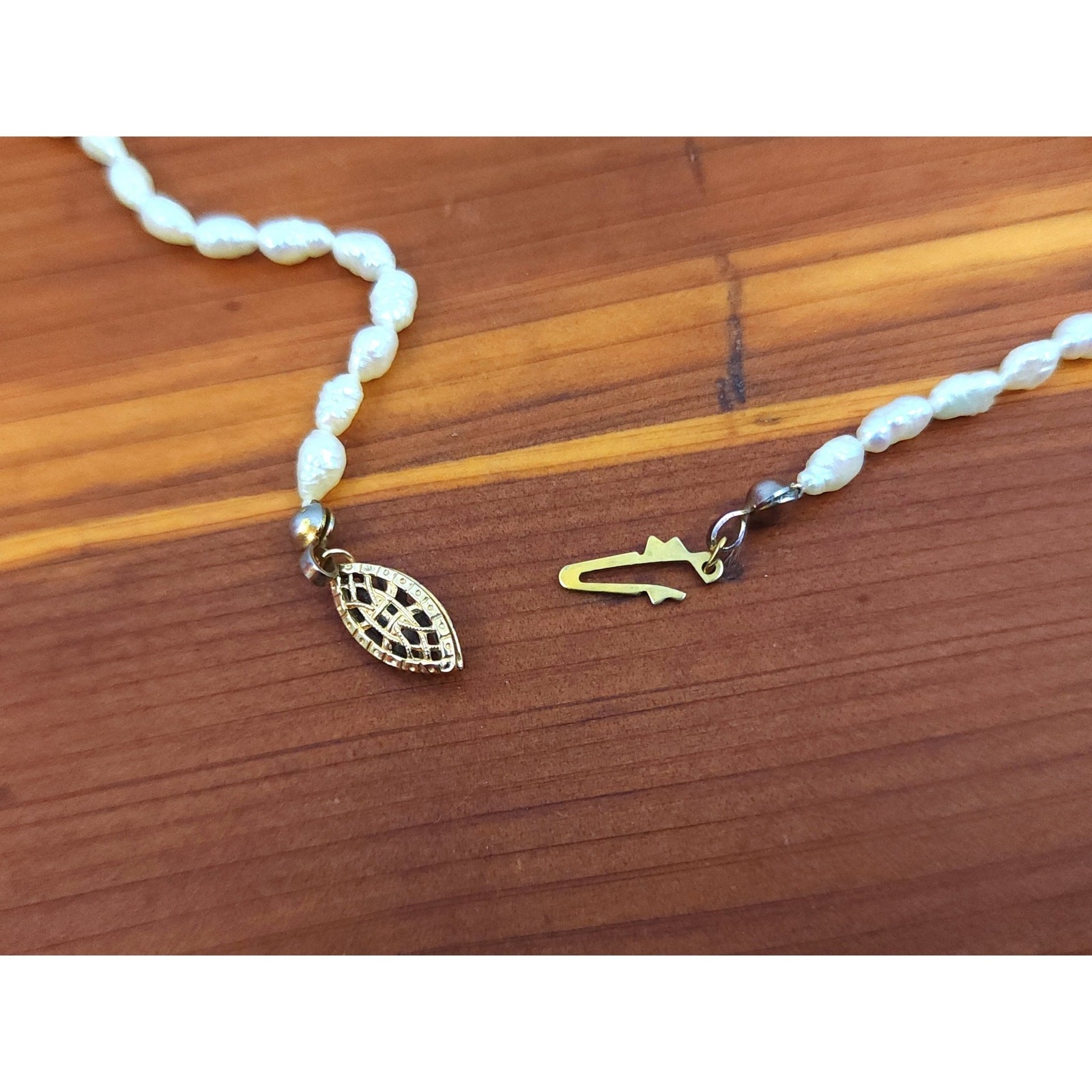 Vintage 14/20K Gold Filled Freshwater Pearl Necklace 16 1/2″