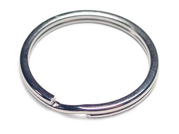 HEAVY DUTY Split Ring Stainless Steel 30mm (1.2 inch) diameter Silver