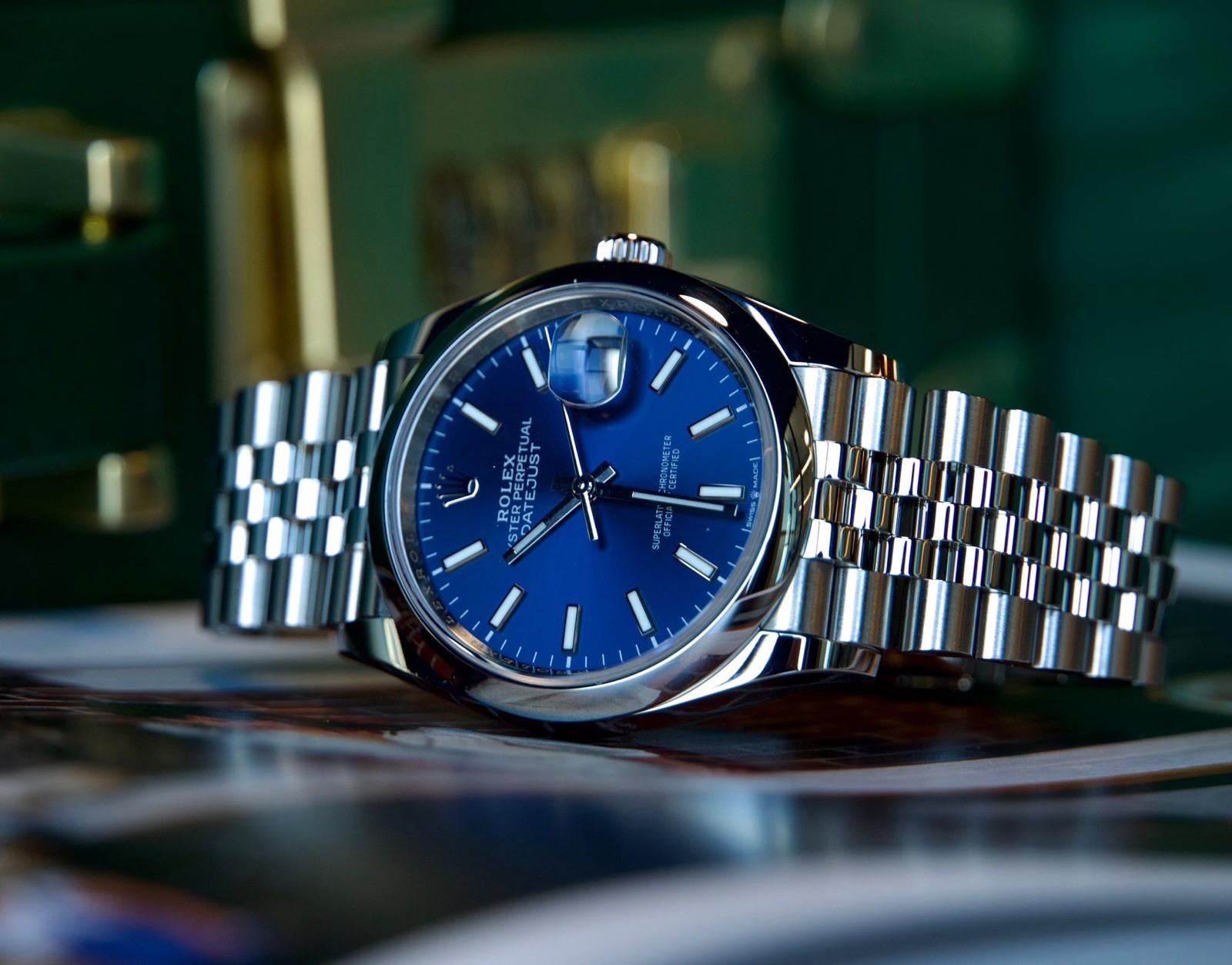Rolex Datejust 36 “Blue Dial” COMPLETE SET 126200