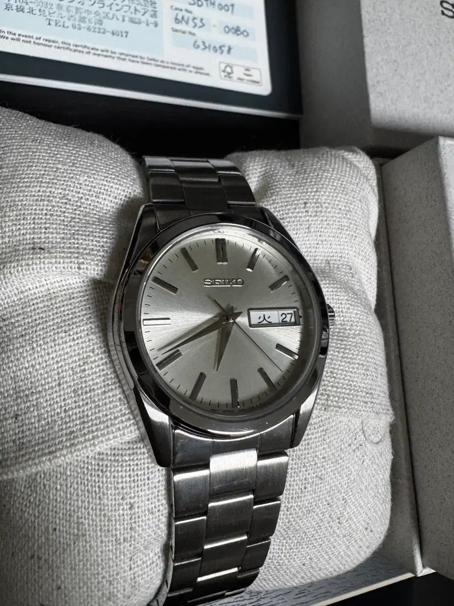 SEIKO Watch SBTH007 Champagne Full Set with