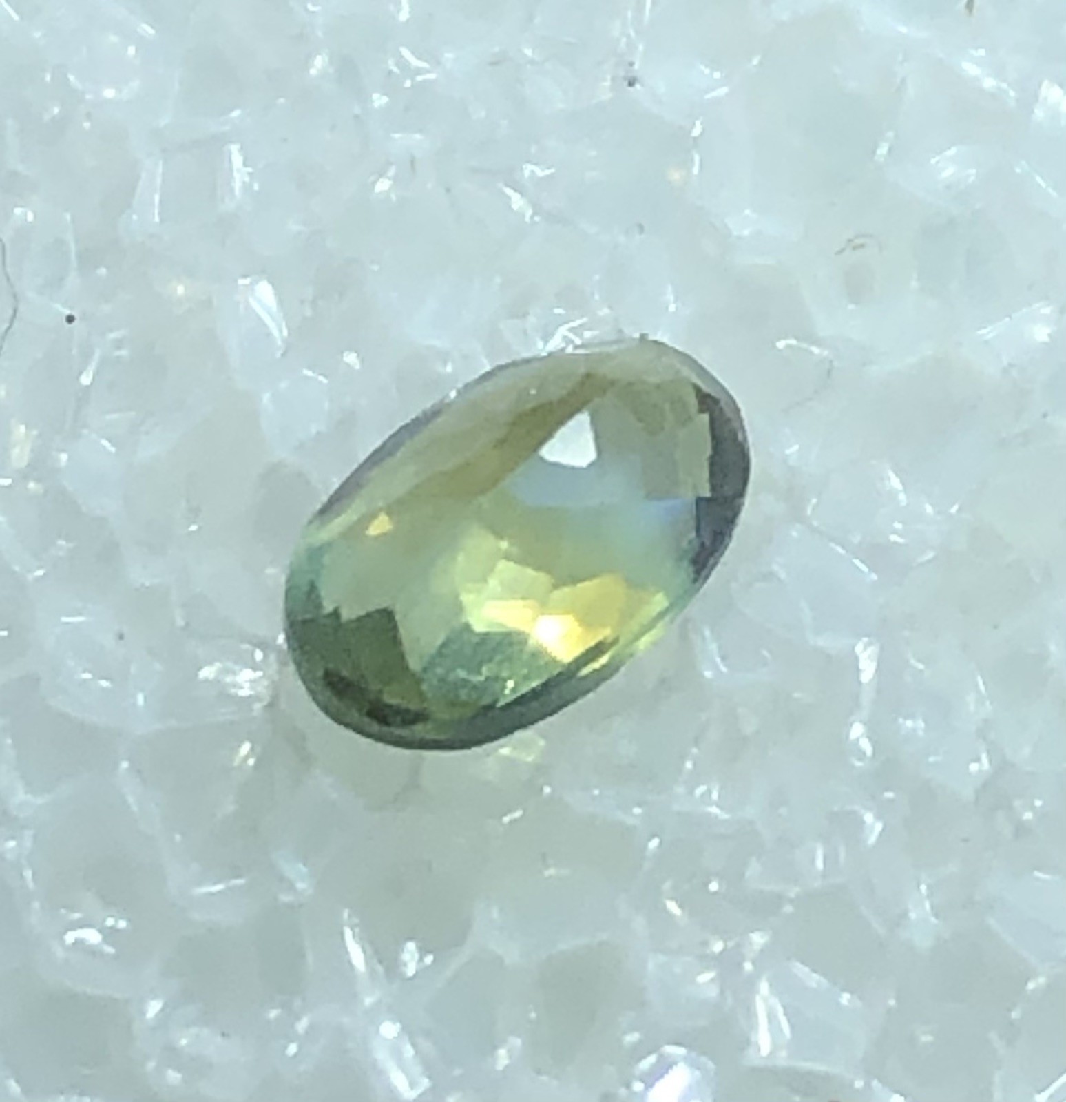 .75ct 6.9 X 4.4mm Natural Alexandrite-India-Great Color Change!