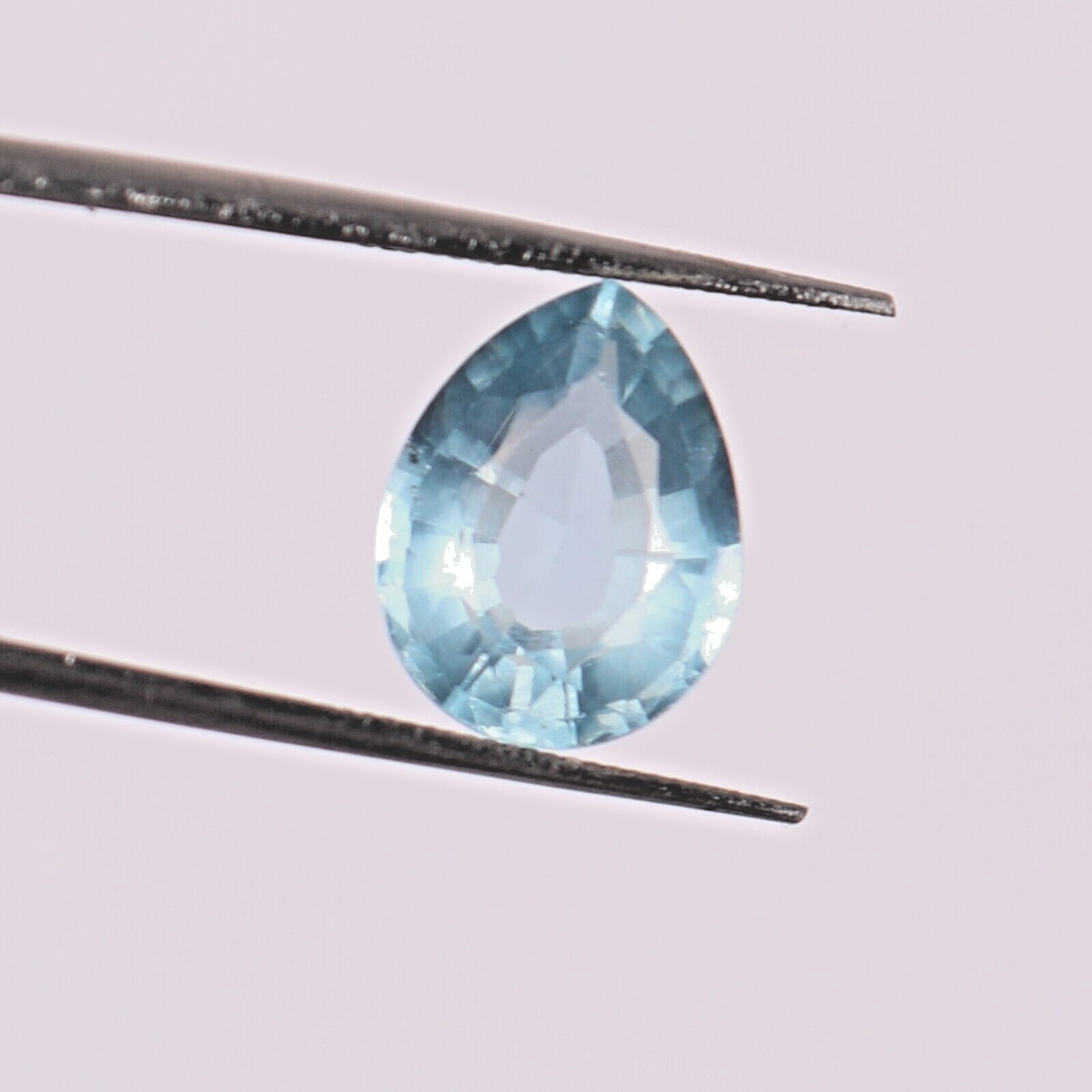 AAA+ GORGEOUS SWISS BLUE TOPAZ 6.45 cts PEAR SHAPE LOOSE GEMS For JEWELRY & GIFT