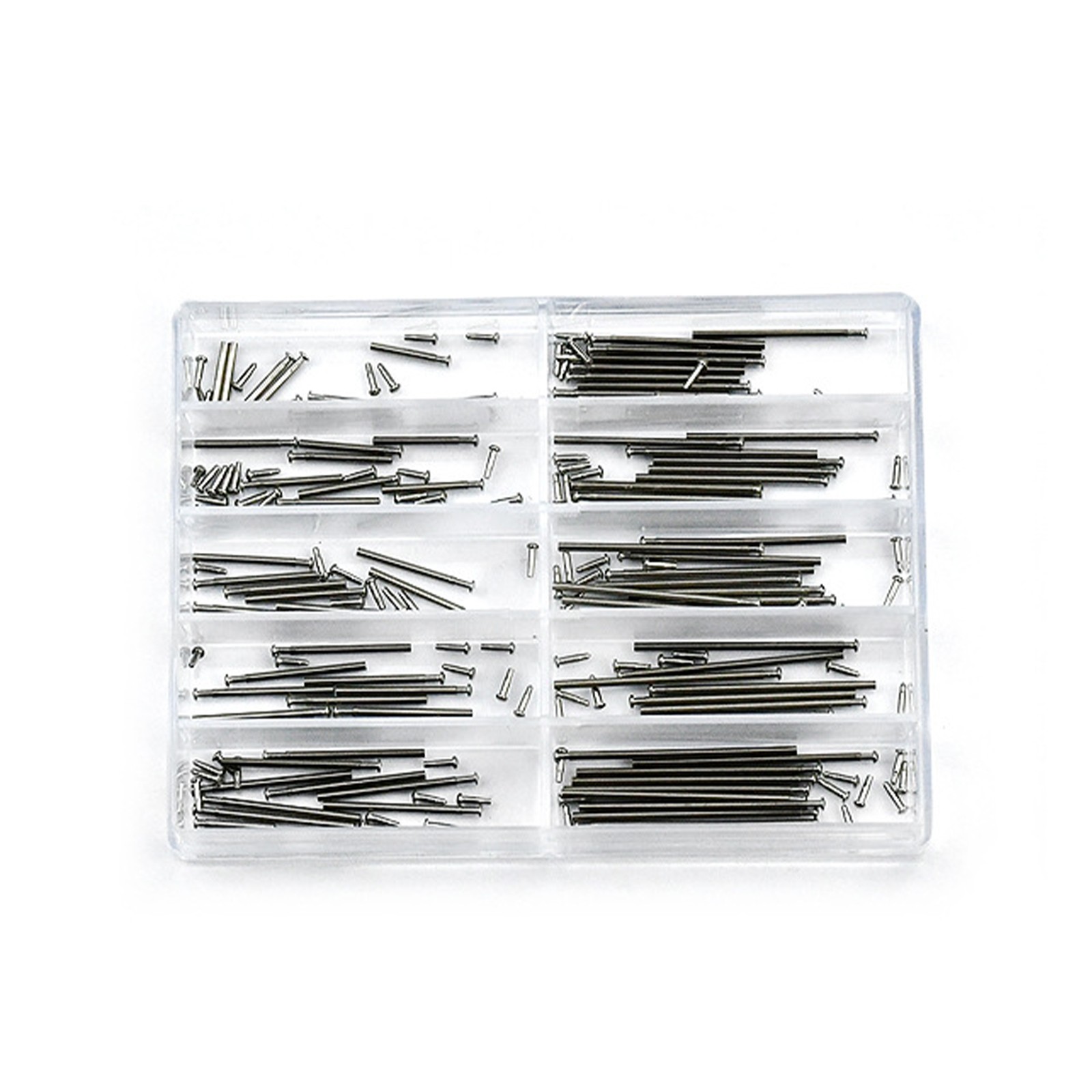 1.0mm Thick 8mm-26mm Tube Friction Pin Spring Bar for Watch Band Clasp Buckle C