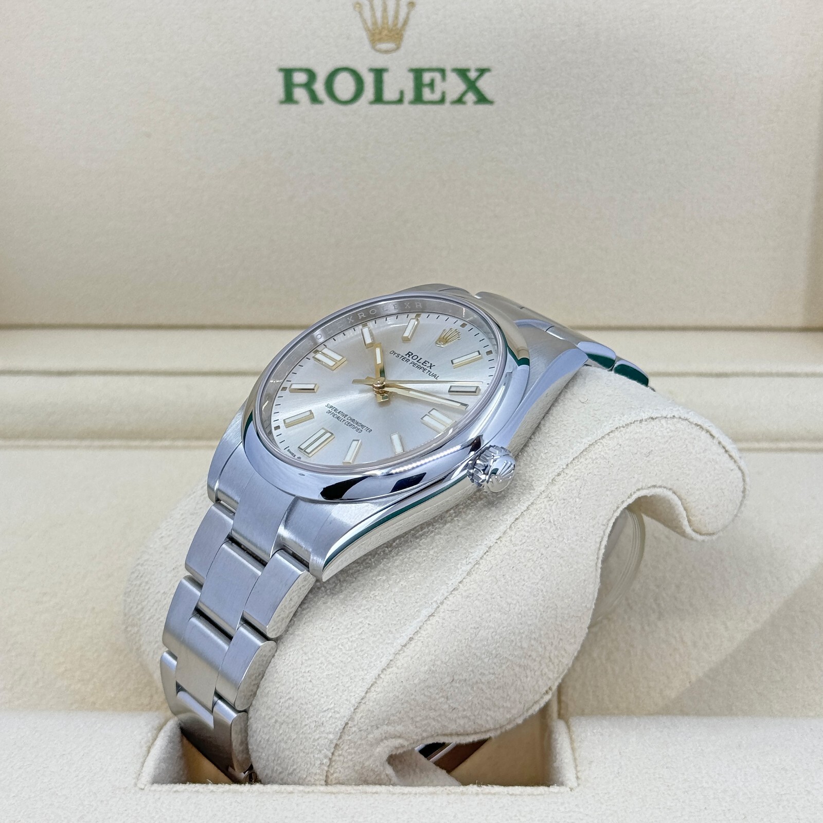 Rolex Explorer 41, Oystersteel, Silver dial, Ref#124300-0001, Unworn, 2024