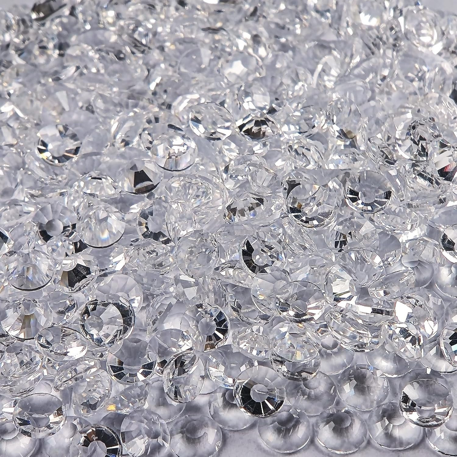 3600 PCS SS16 Transparent Rhinestones Flatback, 4Mm Unfoiled See through Glass R