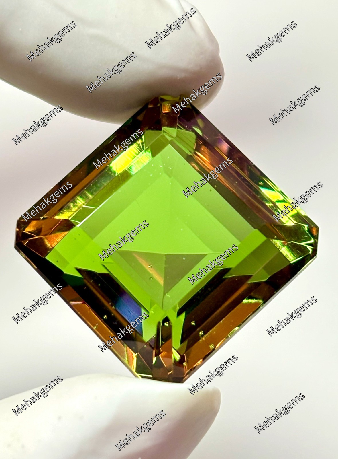 Certified Zultanite Color Changing Gemstone, Large Square Faceted Jewelry